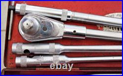Vintage Britool large master socket set METRIC, WHITWORTH, METRIC + BOX