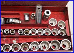 Vintage Britool large master socket set METRIC, WHITWORTH, METRIC + BOX