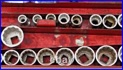 Vintage Britool large master socket set METRIC, WHITWORTH, METRIC + BOX