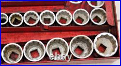 Vintage Britool large master socket set METRIC, WHITWORTH, METRIC + BOX