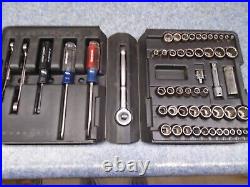 Vintage Craftsman USA 55 Piece Mechanic Tool Set with Case No 33455
