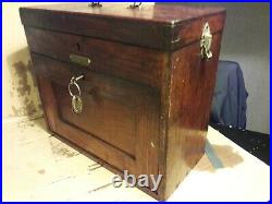 Vintage Engineers 7 Drawer CQR Early hand made box Tool makers Cabinet Chest VGC