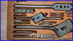 Vintage Eventus BSF Tap & Die Set in Original Wooden Case, all but 1 Tap Missing