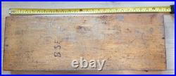 Vintage Eventus BSF Tap & Die Set in Original Wooden Case, all but 1 Tap Missing