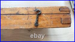 Vintage Eventus BSF Tap & Die Set in Original Wooden Case, all but 1 Tap Missing