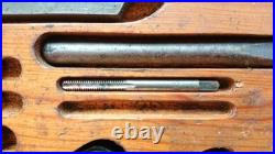 Vintage Eventus BSF Tap & Die Set in Original Wooden Case, all but 1 Tap Missing