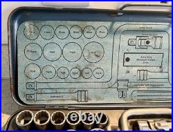 Vintage GEDORE 41pc 1/2 Socket Set Metric AF Whitworth COMPLETE 1970s Rare