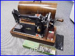 Vintage Hand Crank Singer Sewing Machine Model 201K, immaculate! Tools &