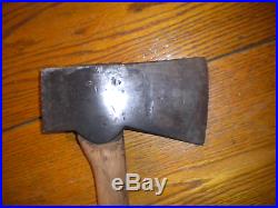 Vintage Hand Forged 1915 Single Bit AXE / COLLECTOR AXE / Early Square EYE