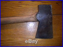 Vintage Hand Forged 1915 Single Bit AXE / COLLECTOR AXE / Early Square EYE