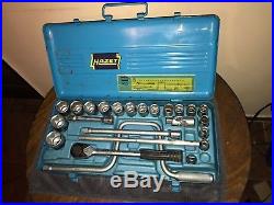 Vintage Hazet 900 Tool Box Socket Set 1/2 -Porsche 356, VW-Samba, Bug tool kit