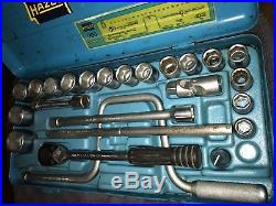 Vintage Hazet 900 Tool Box Socket Set 1/2 -Porsche 356, VW-Samba, Bug tool kit