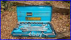 Vintage Hazet 900 Z 1/2in Metric Socket Set Good Condition VW Porsche