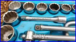 Vintage Hazet 900 Z 1/2in Metric Socket Set Good Condition VW Porsche