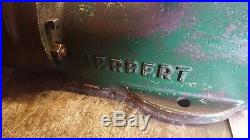 Vintage Herbert pneumatic air operated bench vice