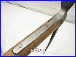 Vintage Ice Mountain Climbing Axe Hand Forged Spike Tool Hiking Strap Pick