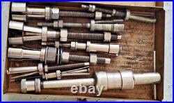 Vintage J W Pickavant Internal Bearing Puller Set Slide Hammer& Collets In Case
