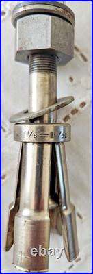 Vintage J W Pickavant Internal Bearing Puller Set Slide Hammer& Collets In Case