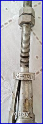 Vintage J W Pickavant Internal Bearing Puller Set Slide Hammer& Collets In Case