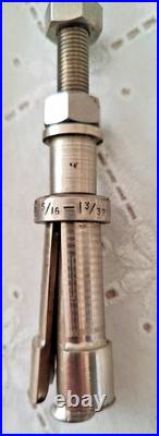 Vintage J W Pickavant Internal Bearing Puller Set Slide Hammer& Collets In Case