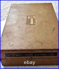 Vintage J W Pickavant Internal Bearing Puller Set Slide Hammer& Collets In Case