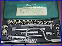 Vintage Kamasa 3554 Socket Set Metric. Nos 24 Pcs