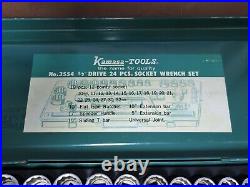 Vintage Kamasa 3554 Socket Set Metric. Nos 24 Pcs