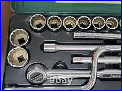 Vintage Kamasa 3554 Socket Set Metric. Nos 24 Pcs