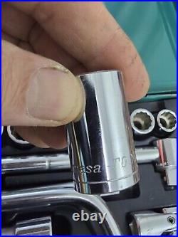 Vintage Kamasa 3554 Socket Set Metric. Nos 24 Pcs