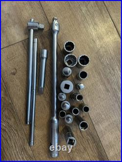 Vintage King Dick Socket set with Britool and others 65 pieces rare