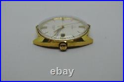 Vintage Omega Seamaster Cosmic Hand Wind 136017 Sp Tool 107 Gold Plated Watch