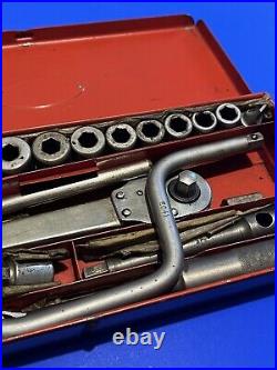 Vintage Rare Britool Hex Drive Socket Set Lovely Used Condition