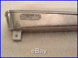 Vintage Snap On 3/4 drive Torque Wrench TQ-420 Torqometer & Original Case