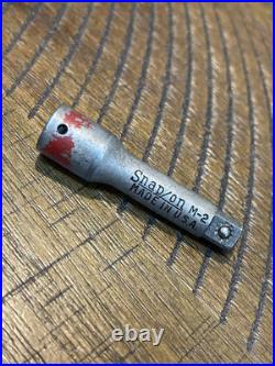Vintage Snap-On Early Socket Wrench Set In Original Case 1/4 Drive WWII