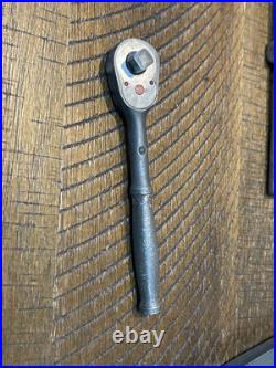 Vintage Snap-On Early Socket Wrench Set In Original Case 1/4 Drive WWII