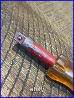 Vintage Snap-On Early Socket Wrench Set In Original Case 1/4 Drive WWII