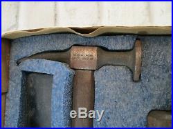 Vintage Snap On Hammer Set BF608 BF611 BF617 Steel Heel Dolly Auto Body Tools