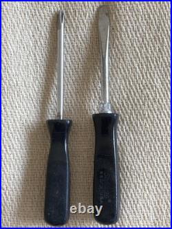 Vintage Snap On Tools Screwdrivers SSD series Old Style Black Handles