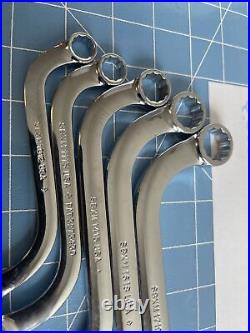 Vintage Snap-On tools 5-pc metric S shaped box wrench set sbxm605