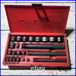 Vintage Snap-on Bushing Driver Set A157C Underline PB20 Case USA