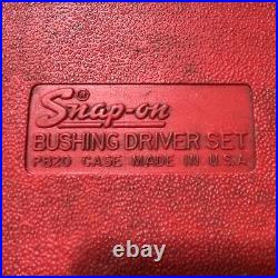 Vintage Snap-on Bushing Driver Set A157C Underline PB20 Case USA