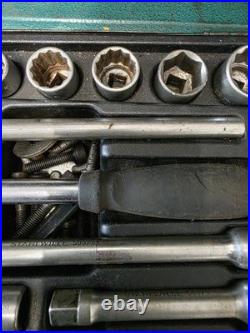 Vintage Stahlwille 512 1/2 Ratchet & Socket Set 12-Point Metric Made In Germany