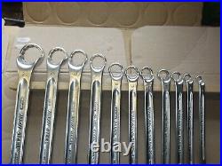 Vintage Stahlwille Metric Ring Spanners. 11 Spanners. Stabil 20. Sold As Used
