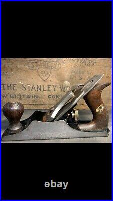 Vintage Stanley No S4 Steel Bodied Hand Plane, SW era withpartial sticker