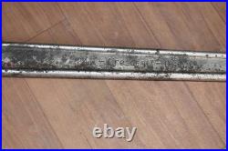 Vtg steel Large Extra Wide Plumbing Adjustable Wrench Spanner tool plier USA 24