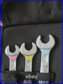 WERA 6003 11 Piece Joker Combination Ring Open End 8mm 19mm Spanner Set, 020231
