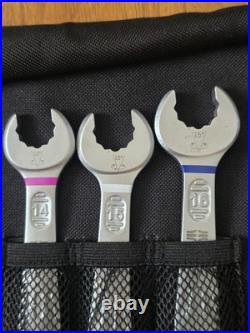 WERA 6003 11 Piece Joker Combination Ring Open End 8mm 19mm Spanner Set, 020231