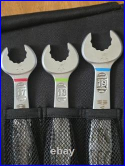 WERA 6003 11 Piece Joker Combination Ring Open End 8mm 19mm Spanner Set, 020231