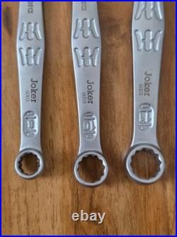 WERA 6003 11 Piece Joker Combination Ring Open End 8mm 19mm Spanner Set, 020231