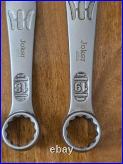 WERA 6003 11 Piece Joker Combination Ring Open End 8mm 19mm Spanner Set, 020231